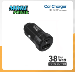 Show details for (More Power) Car Charger 2 Port Picture of (More Power) Car Charger 2 Port