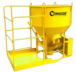 Show details for Concrete Buckets with Operator’s Seats Picture of Concrete Buckets with Operator’s Seats