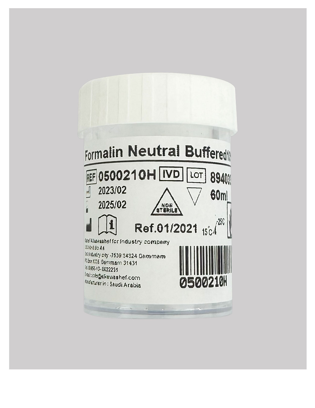 صورة Formaline Buffer 10% solution Container