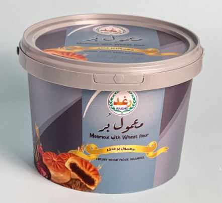 Picture of Maamoul with wheat flour in plastic carton 600 gm ×12 pail 